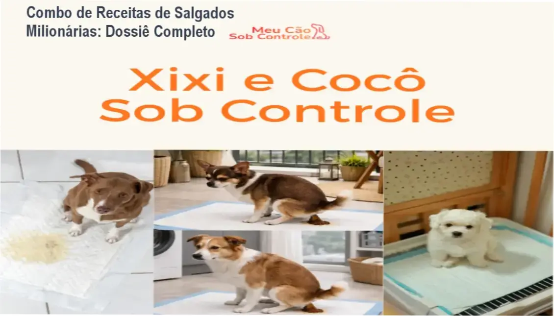 Conjunto de apostilas digitais do Combo de Receitas de Salgados Milionárias para produção profissional