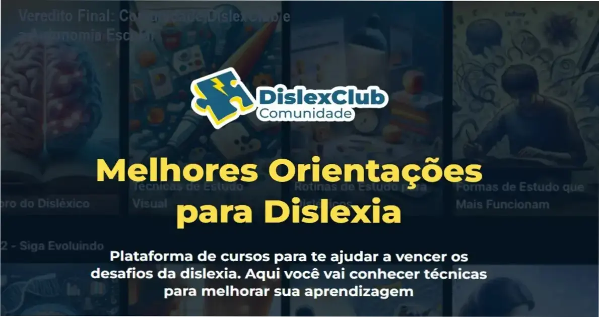 Comunidade DislexClub de Pippo e Dra. Maria Virginia: visão interna e funcionamento