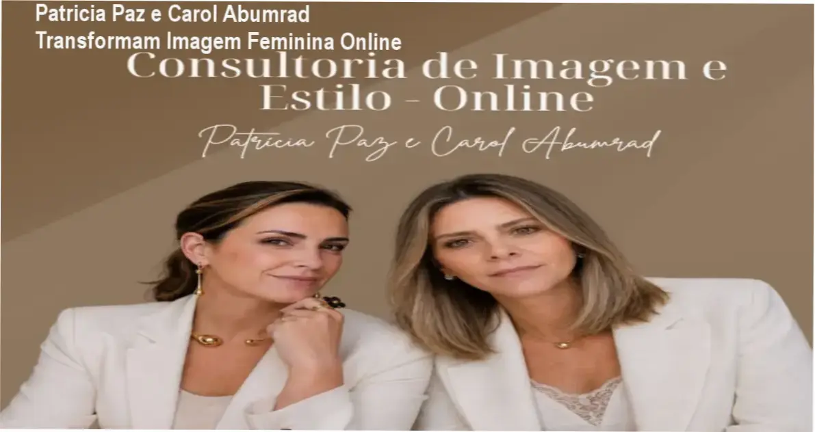Pati Paz e Carol Abumrad analisando coloração pessoal digital