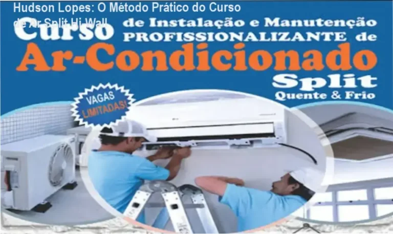Curso de Ar Condicionado Split de Hudson Lopes mostrando bastidores da instalação prática