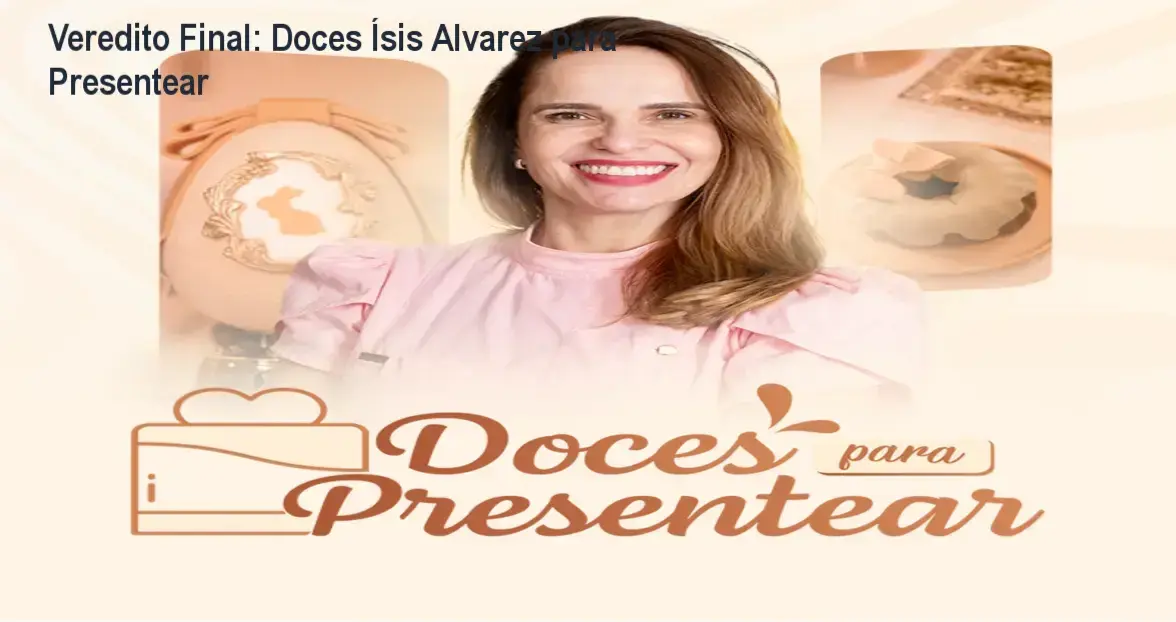 Doces sofisticados para presente produzidos com a técnica de Ísis Alvarez