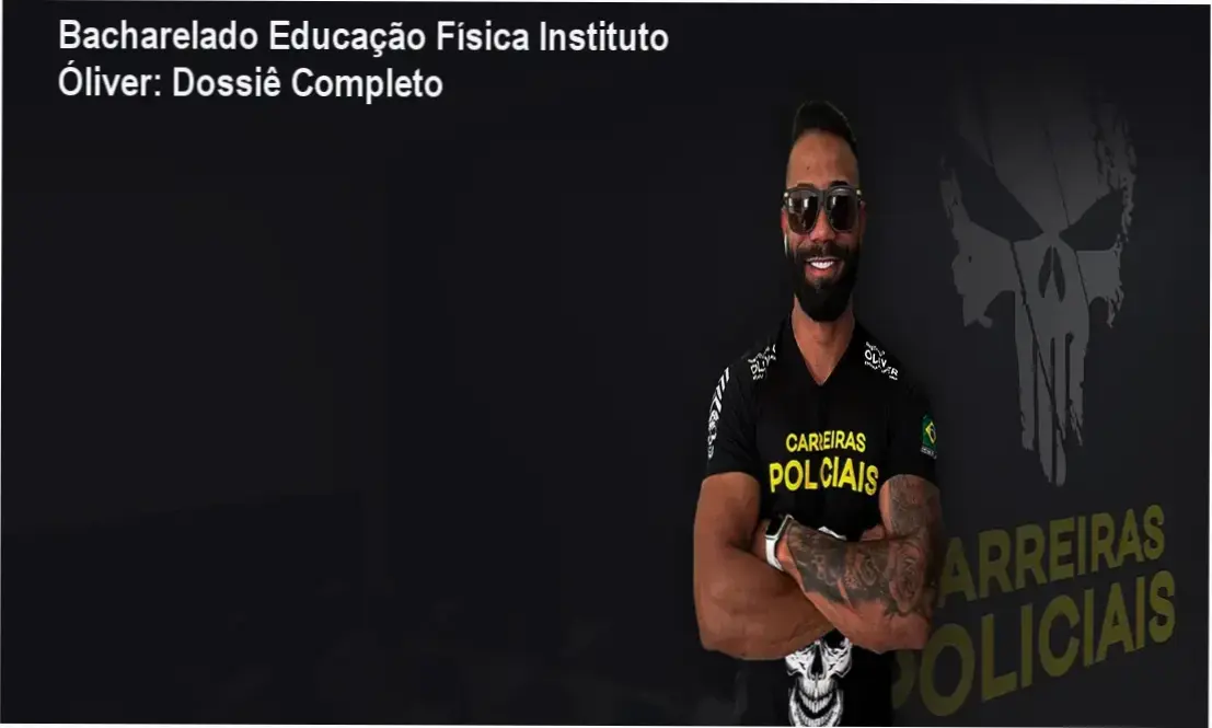 Interface do curso de Bacharelado em Educação Física EAD do Instituto Óliver em um dispositivo digital