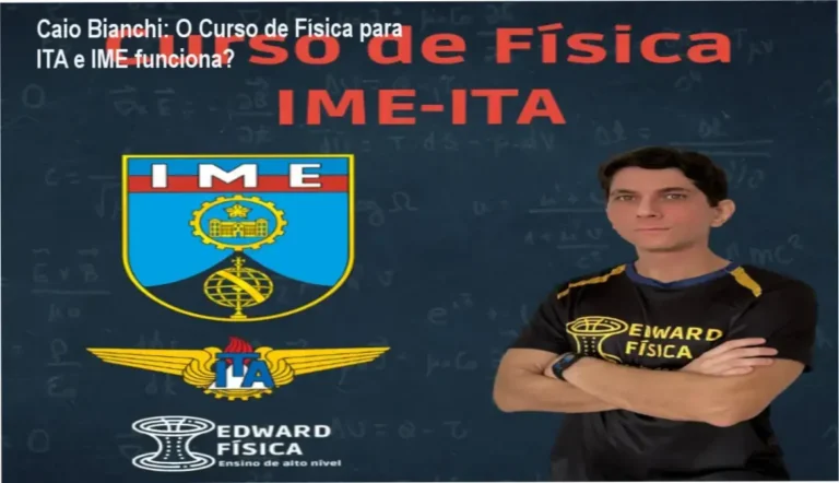 Caio Bianchi: O Curso de Física para ITA e IME funciona? 2 Interface do Curso de Física Caio Bianchi exibindo aulas de física avançada para alto desempenho