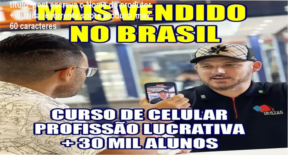 Curso Completo Manutenção e Conserto de Celular Versão 5.0 do Luis Carlos Isatec mostrando bastidores de reparo em placa
