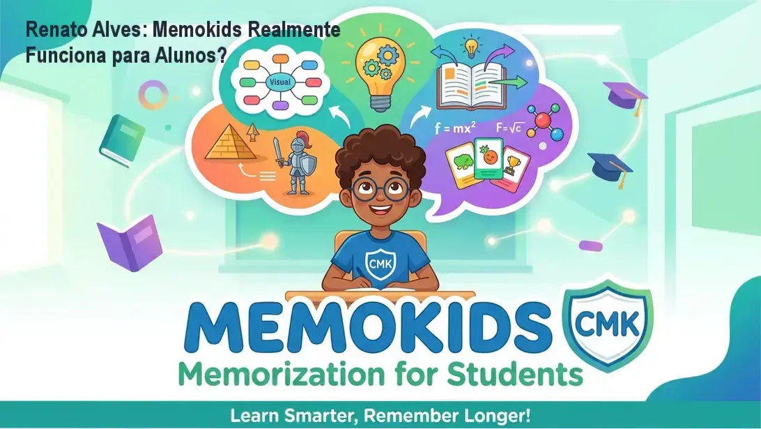 Visão interna e funcionamento do método Memokids de Renato Alves para estudantes