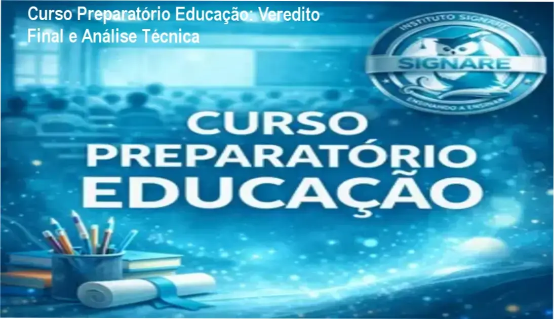Material de estudo do Curso Preparatório Educação focado em questões de concursos municipais