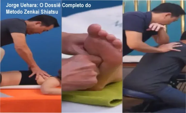 Curso de Shiatsu, Reflexoterapia e Quick Massage de Jorge Uehara em ambiente de estudo prático