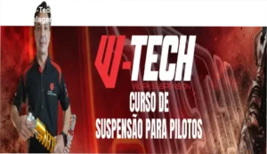 Curso W-Tech de Alex Crepaldi mostrando detalhes da regulagem de suspensão Off-Road