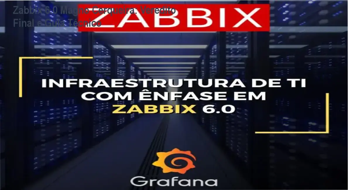Interface do treinamento de Infraestrutura de TI com Zabbix 6.0 do especialista Magno Cerqueira