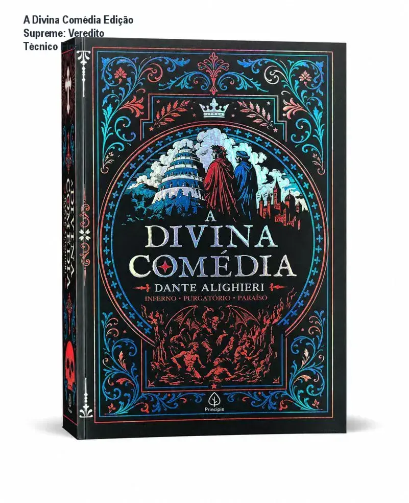 A Divina Comédia de Dante Alighieri Edição Supreme: visão interna e acabamento de luxo