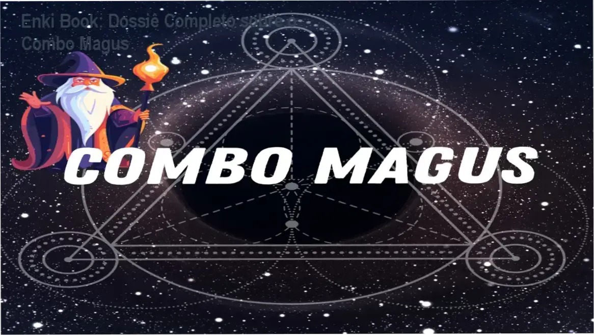 Interface do Combo Magus da Enki Book revelando a biblioteca digital de ocultismo