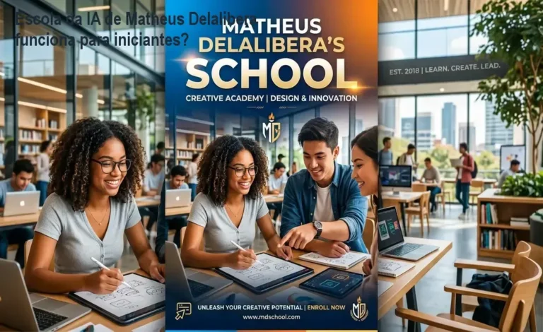 Escola da IA de Matheus Delalibera funciona para iniciantes? 3 Bastidores e funcionamento da plataforma da Escola da IA de Matheus Delalibera