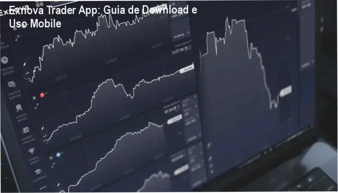 Exnova Trader App: Guia de Download e Uso Mobile 1 Interface do Exnova Trader App demonstrando gráficos de negociação em tempo real