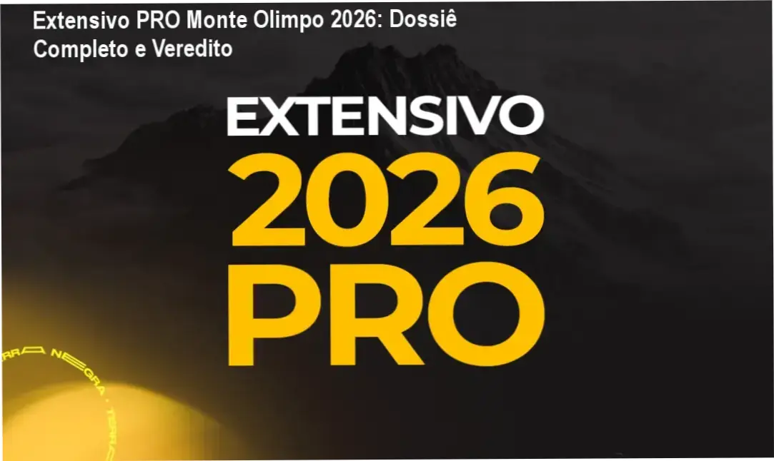 Extensivo PRO Monte Olimpo Terra Negra bastidores e funcionamento interno