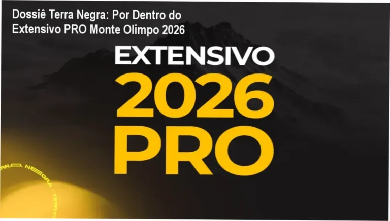 Extensivo PRO Monte Olimpo Terra Negra bastidores funcionamento visão interna