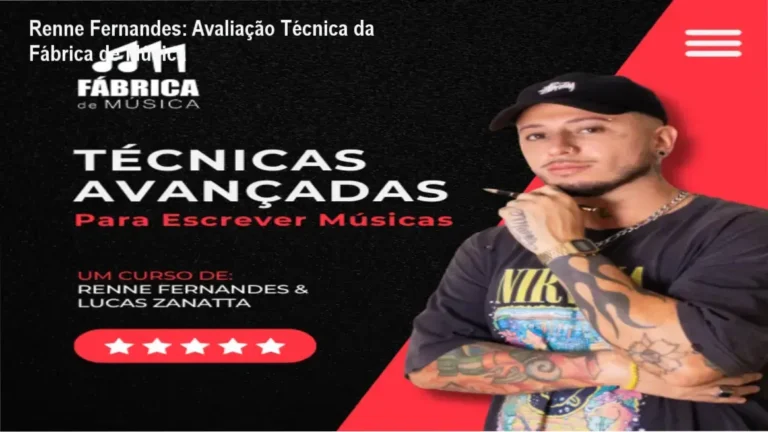 Renne Fernandes: Avaliação Técnica da Fábrica de Música 2 Fábrica de Música Renne Fernandes bastidores funcionamento visão interna
