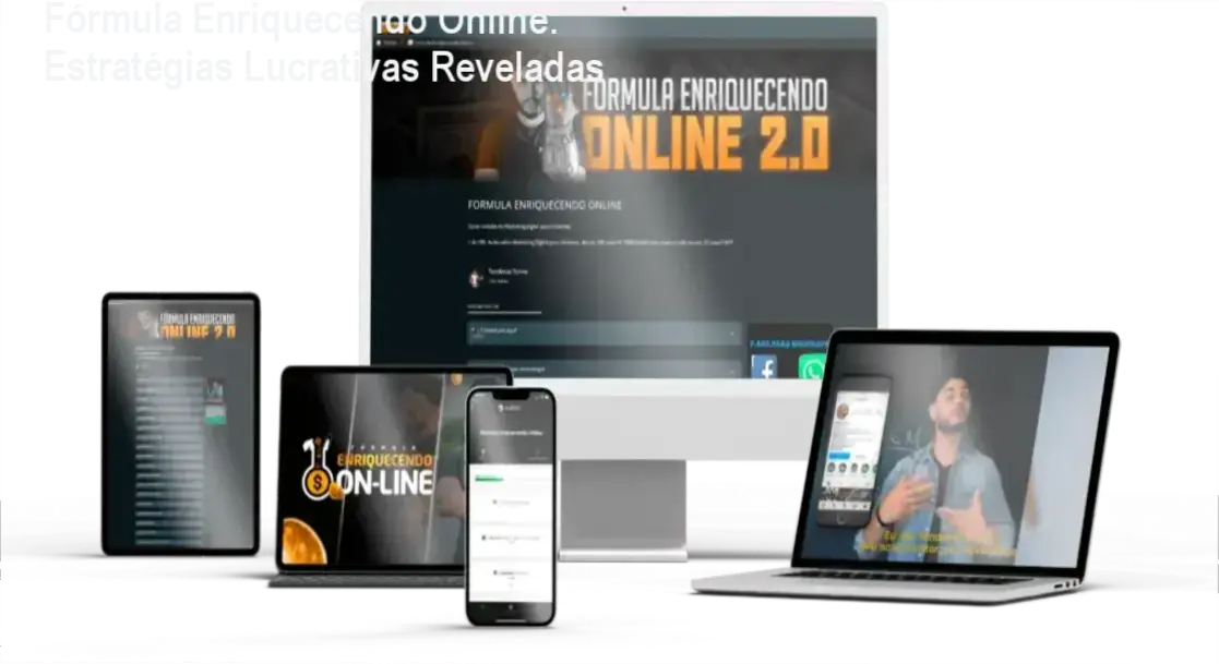 Fórmula Enriquecendo Online - Bastidores e Funcionamento