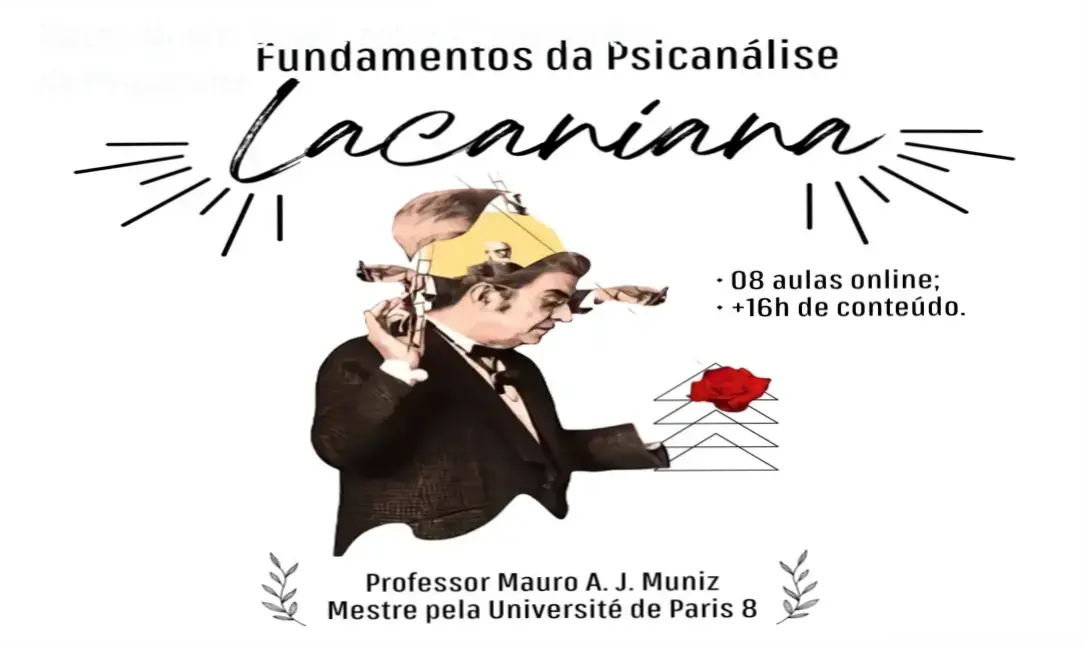 Visão interna da plataforma do curso Fundamentos da Psicanálise Lacaniana com Mauro A. J. Muniz