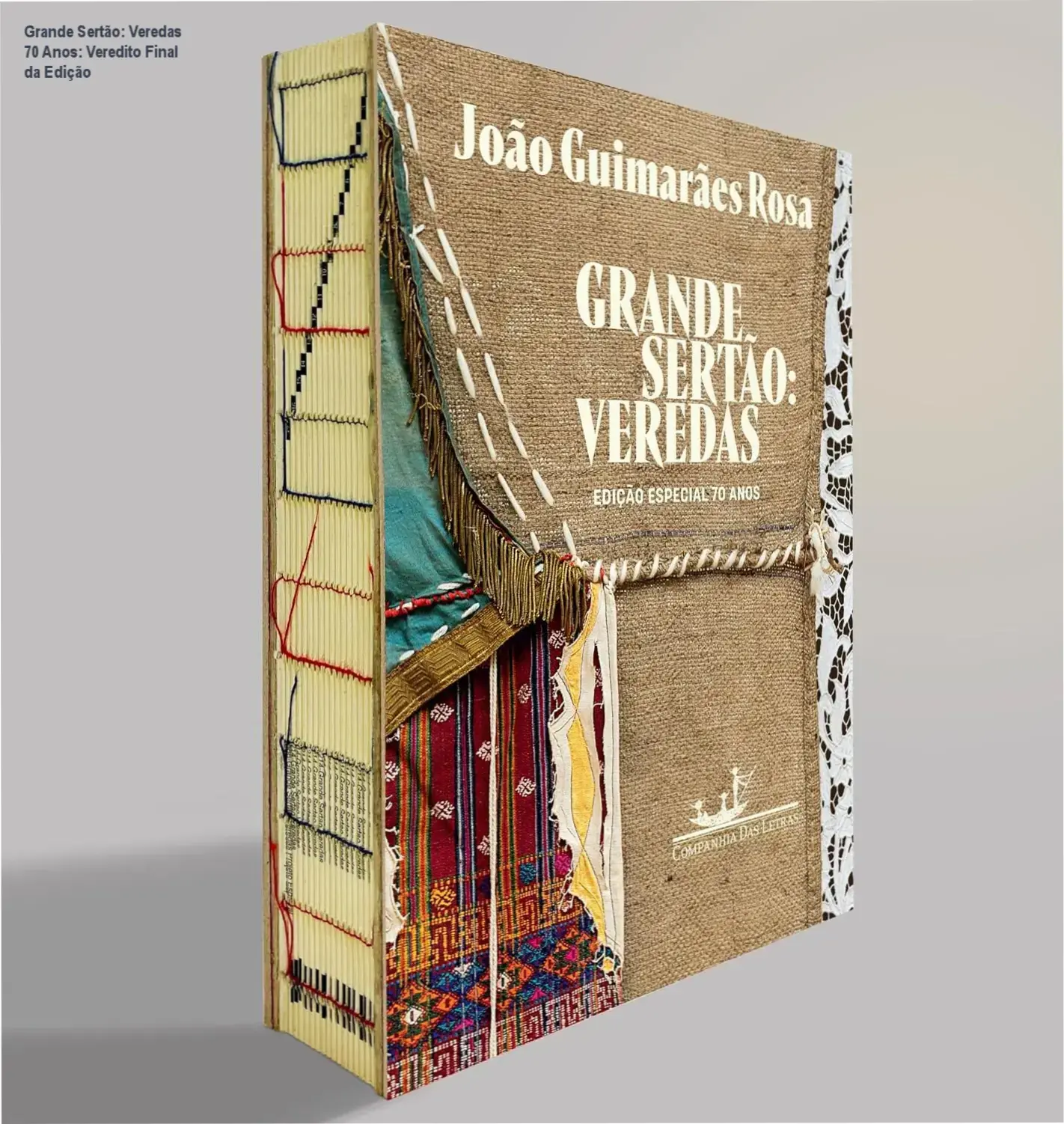 Capa dura da edição especial de 70 anos do livro Grande Sertão: Veredas de João Guimarães Rosa
