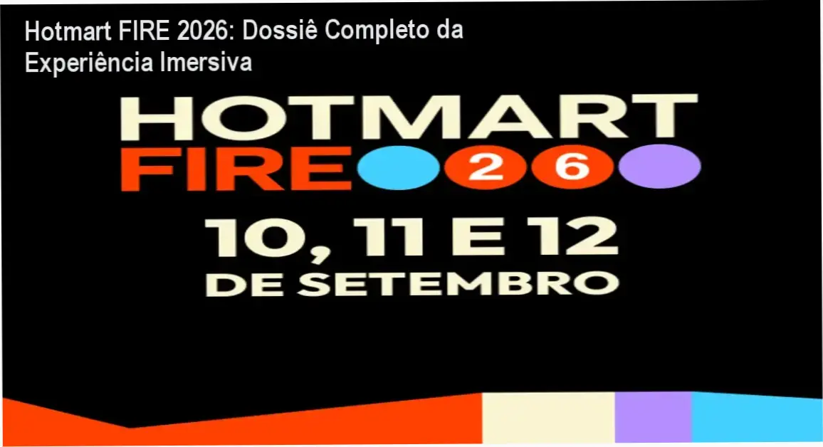Visão interna e bastidores do evento Hotmart FIRE 2026 focado em Creator Economy