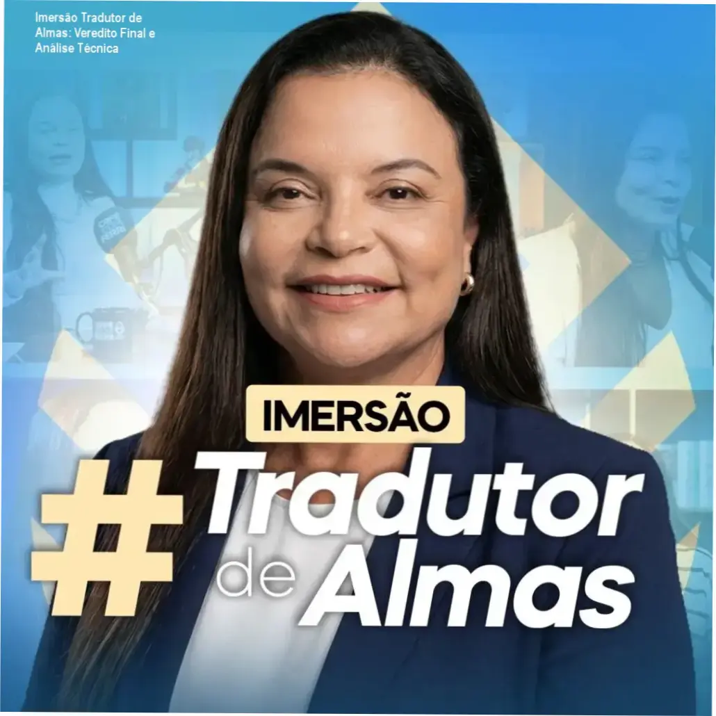 Imersão Tradutor de Almas: Veredito Final e Análise Técnica 1 Representação do processo de cura emocional e autoconhecimento da Imersão Tradutor de Almas