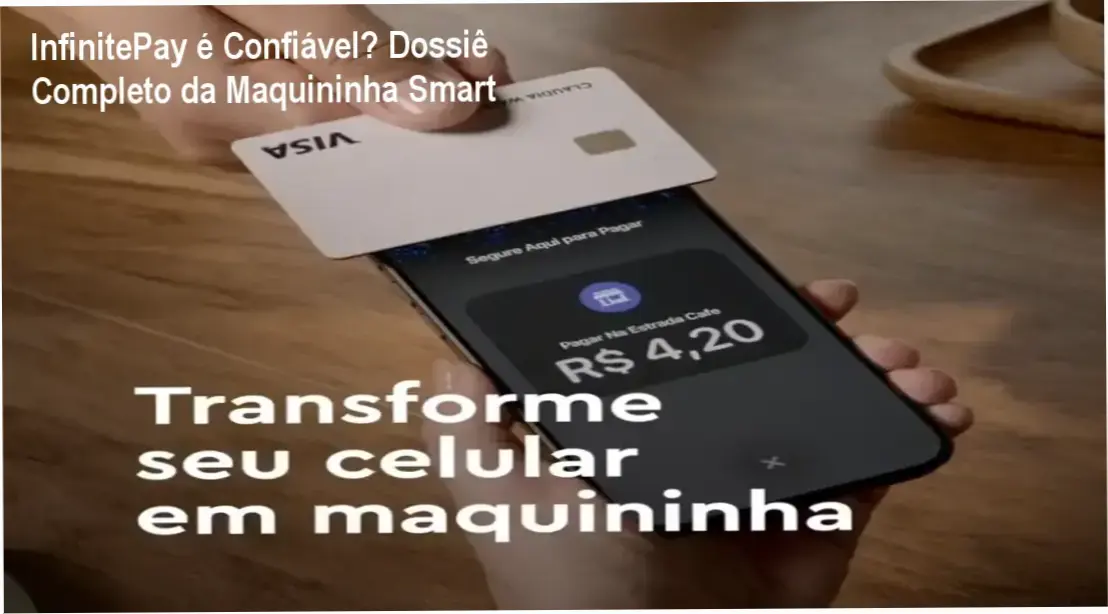 InfinitePay é Confiável? Dossiê Completo da Maquininha Smart 1 Bastidores e funcionamento da Maquininha Smart InfinitePay e interface do app