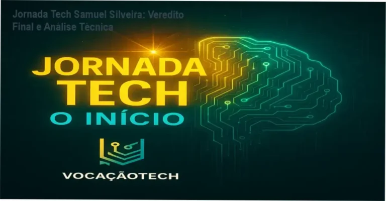 Jornada Tech Samuel Silveira: Veredito Final e Análise Técnica 2 Interface do curso Jornada Tech Samuel Silveira detalhando a transição de carreira para tecnologia