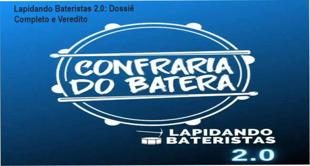 Lapidando Bateristas 2.0 Alan Rocha bastidores funcionamento visão interna