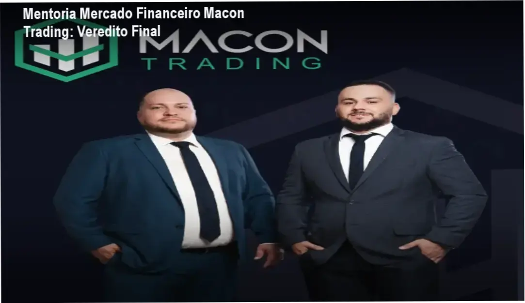 Representação da Mentoria Mercado Financeiro Macon Trading focada em consistência e gestão de risco