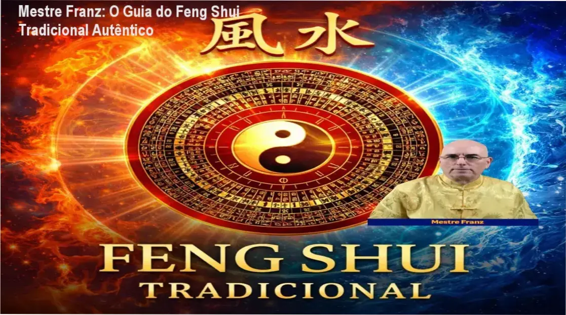 Mestre Franz apresentando os bastidores do Curso de Feng Shui Tradicional