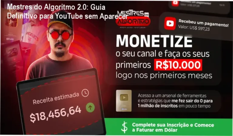 Mestres do Algoritmo 2.0 | Guia Definitivo para Crescer no YouTube com IA