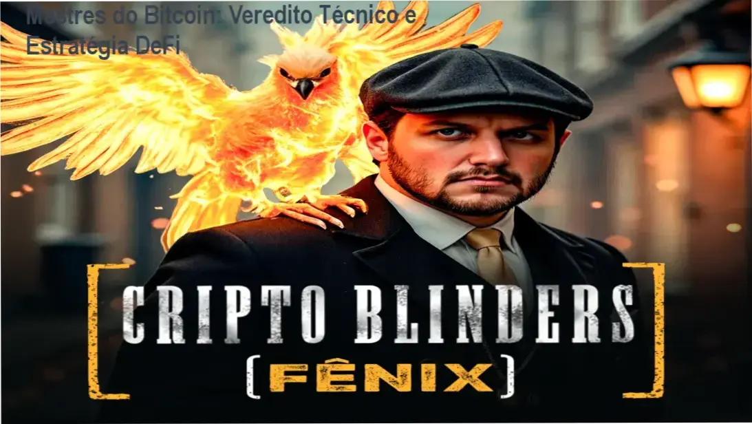 Interface do curso Mestres do Bitcoin com gráficos de análise técnica e gestão de risco