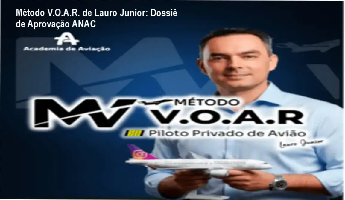 Método V.O.A.R. de Lauro Junior: Dossiê de Aprovação ANAC 1 Interface do curso online Método V.O.A.R. de Lauro Junior mostrando plataforma de simulados e aulas