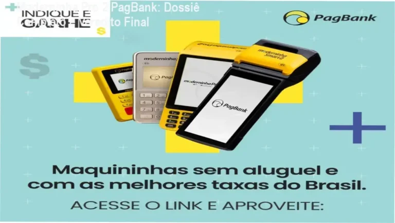 Moderninha Pro 2 PagBank em operação profissional demonstrando funcionalidade