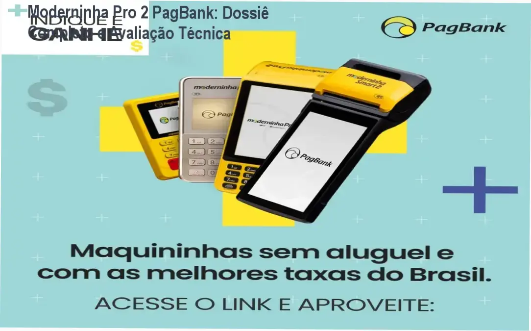 Moderninha Pro 2 PagBank operando em ambiente de vendas profissional