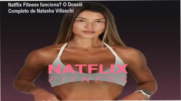 Visão interna da plataforma Natflix Fitness de Natasha Villaschi exibindo treinos e cardápios