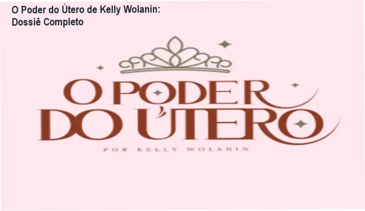 Interface de membros e bastidores do curso O Poder do Útero de Kelly Wolanin