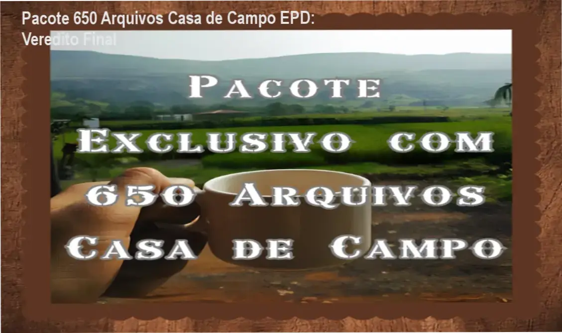 Coleção de plantas arquitetônicas e arquivos DWG para casas de campo do Pacote EPD