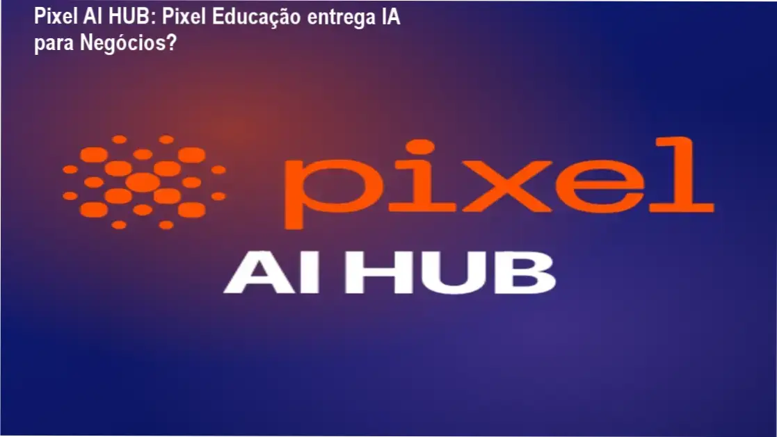 Interface de estudos e comunidade do Pixel AI HUB da Pixel Educação em operação