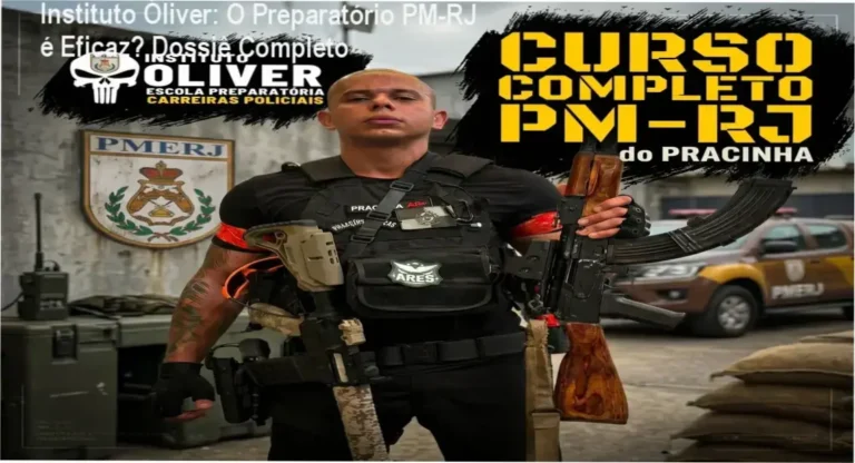 Instituto Óliver: O Preparatório PM-RJ é Eficaz? Dossiê Completo 2 Interface do Preparatório Completo PM-RJ do Instituto Óliver exibindo aulas e materiais de estudo