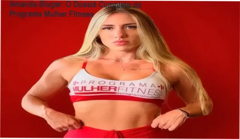 Interface do aplicativo e detalhes do funcionamento do Programa Mulher Fitness de Amanda Biuger