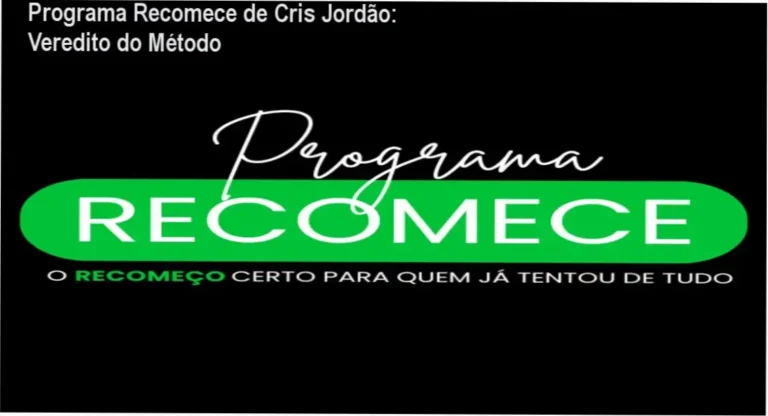 Interface do método Programa Recomece de Cris Jordão mostrando os pilares da reprogramação metabólica bariátrica