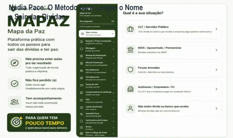 Nádia Pace: O Método para Limpar o Nome e Sair das Dívidas 1 Bastidores e funcionamento da mentoria de Nádia Pace para gestão financeira