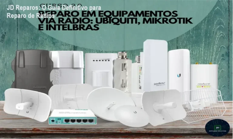 JD Reparos: O Guia Definitivo para Reparo de Rádios 7 Versão 2.0 Reparo em Equipamentos via Rádio JD Reparos Telecom por dentro da bancada de manutenção