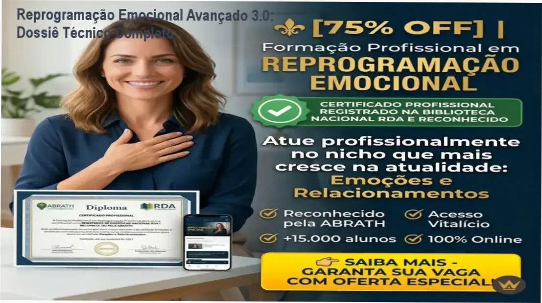 Reprogramação Emocional Avançado 3.0: Dossiê Técnico Completo 1 Reprogramação Emocional Avançado 3.0 de Alê Rodrigues: visão interna da plataforma e módulos de ensino