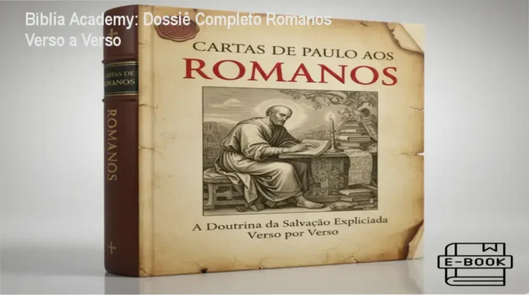 Visão interna do estudo Romanos Aplicada e Explicada Verso a Verso da Bíblia Academy