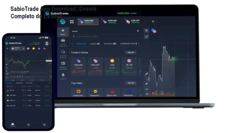 SabioTrade App Download: Dossiê Completo do Exnova 6 Interface de funcionamento do SabioTrade app download da Exnova com recursos de trading