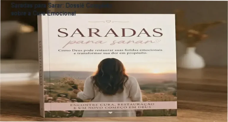 Saradas para Sarar: Dossiê Completo sobre a Cura Emocional 9 Visualização interna do eBook Saradas para Sarar mostrando o método de estudo bíblico e dinâmicas