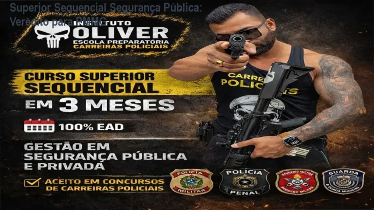Superior Sequencial em Gestão de Segurança Pública e Privada: visão interna da plataforma e funcionamento