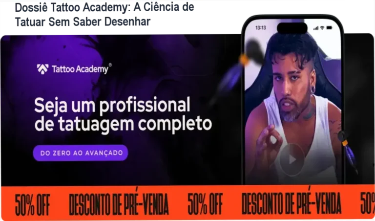 Dossiê Tattoo Academy: A Ciência de Tatuar Sem Saber Desenhar 1 Tattoo Academy Raphael Salles bastidores e visão interna do curso